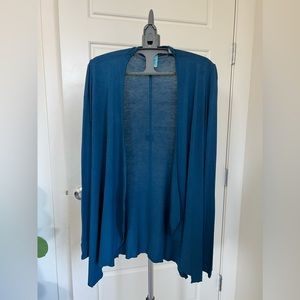 Lightweight blue open Cardigan, size Medium